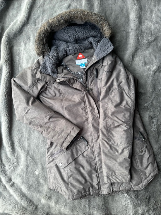 Columbia Jackets & Blazers - Columbia Taupe Gray Omni-Heat Jacket